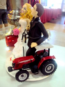 Massey Ferguson Tractor Towed Wedding in Brazil