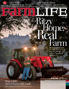 Kevin Payne, Biltmore’s farm manager, is on the cover of the Winter issue of the Massey Ferguson customer magazine, FarmLife.