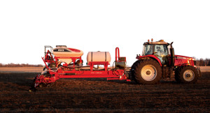 The front-axle suspension system on Massey Ferguson and other AGCO tractor brands ensures better tractive ability, reducing slip, which in turn reduces compaction.