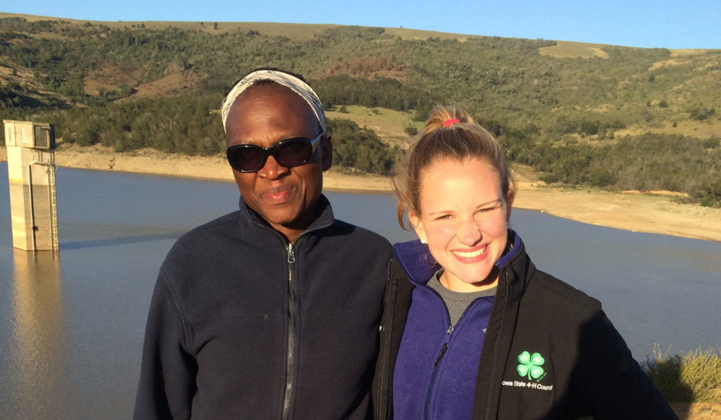 FFA member in South Africa learning about Agronomy.