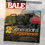Cover of the Summer 2017 issue of BALE magazine with hay baler image.