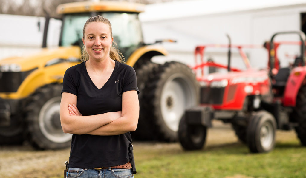 From Challenger and Massey Ferguson tractors, to planters, service and sprayers, this farmer says she's as committed to AGCO as they are to her family farm.