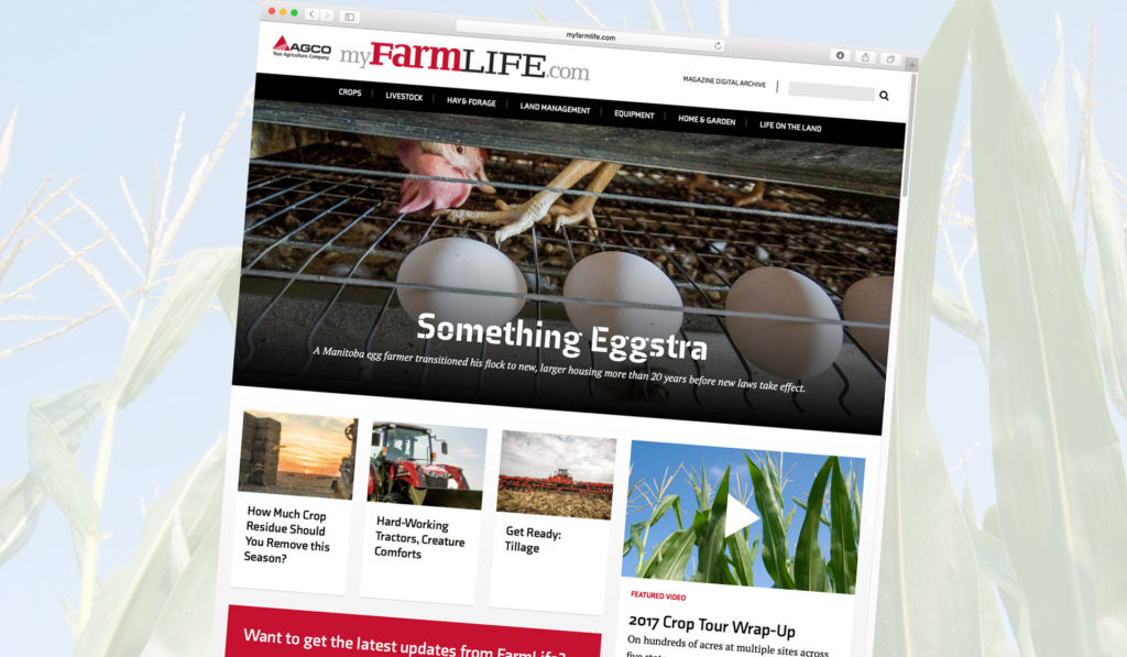 Browse the new features on myFarmLife.com