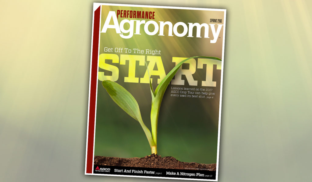The Spring 2018 issue of Performance Agronomy is now online.