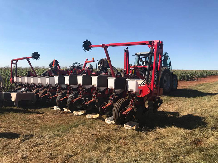 AGCO Africa Crop Tour: An MF 9812 12 row precision planter in action