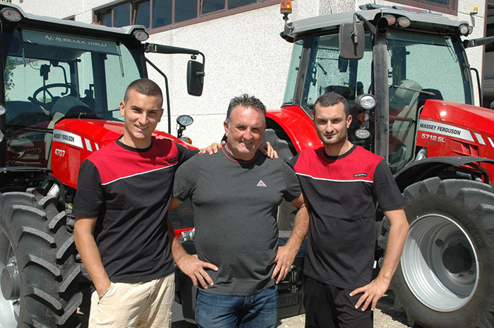 Gianluca, Luigi and Michele Turco - Crop and vegetable farmers from Lesina FG, Italy.